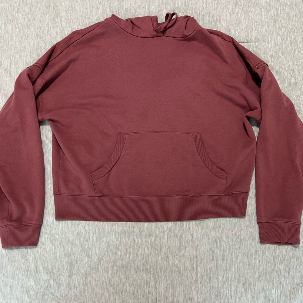 Lucky Brand Women's Maroon Cowl Neck Sweater